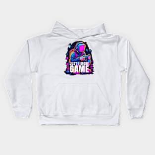 JUST ONE MORE GAME Kids Hoodie